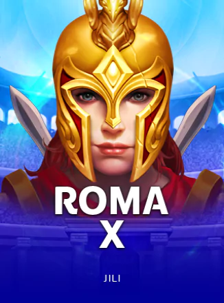 ภาพนักรบโรมันและสิงโตในสนามประลองเกม Roma X